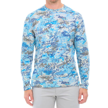 GameGuard Blue Digital Tracker Tee | Long Sleeve-GameGuard