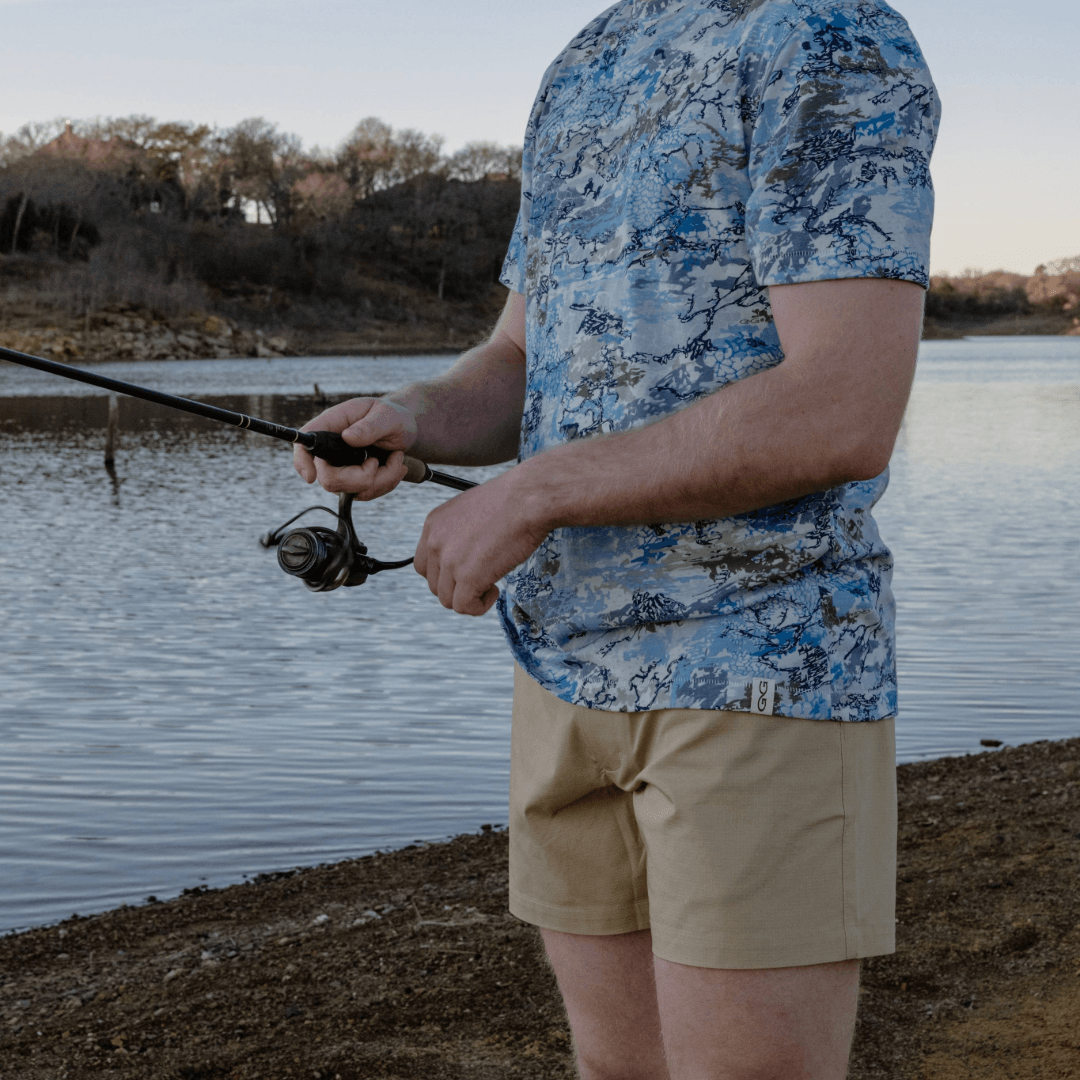 Khaki Ripstop Shorts-GameGuard
