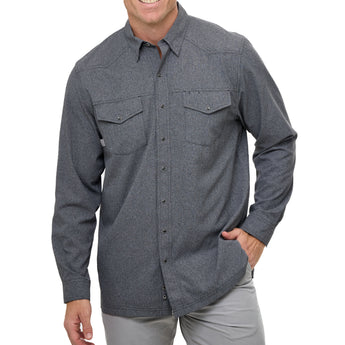 Caviar Pearl Snap Shirt | Long Sleeve-GameGuard