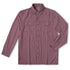 Maroon Pearl Snap Shirt | Long Sleeve