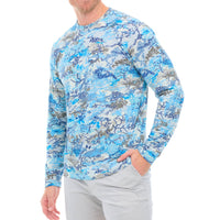 GameGuard Blue Digital Tracker Tee | Long Sleeve-GameGuard