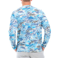 GameGuard Blue Digital Tracker Tee | Long Sleeve-GameGuard