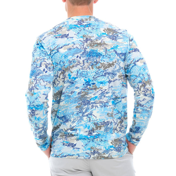 GameGuard Blue Digital Tracker Tee | Long Sleeve-GameGuard