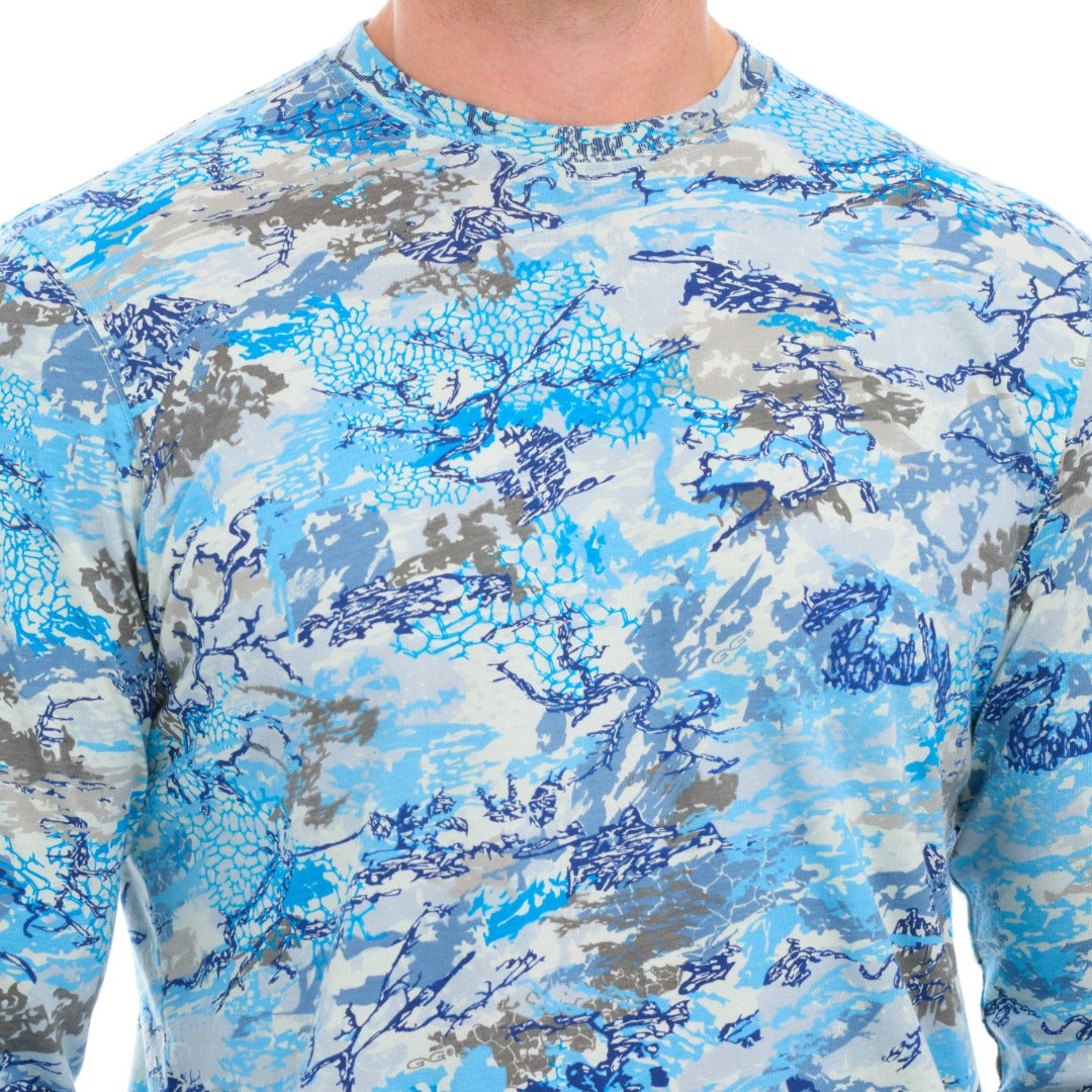 GameGuard Blue Digital Tracker Tee | Long Sleeve-GameGuard
