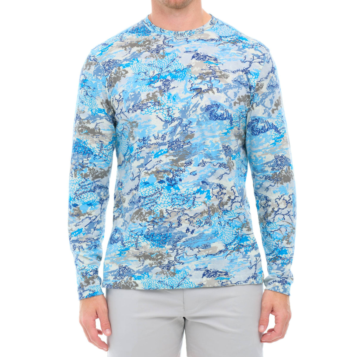 GameGuard Blue Digital Tracker Tee | Long Sleeve-GameGuard