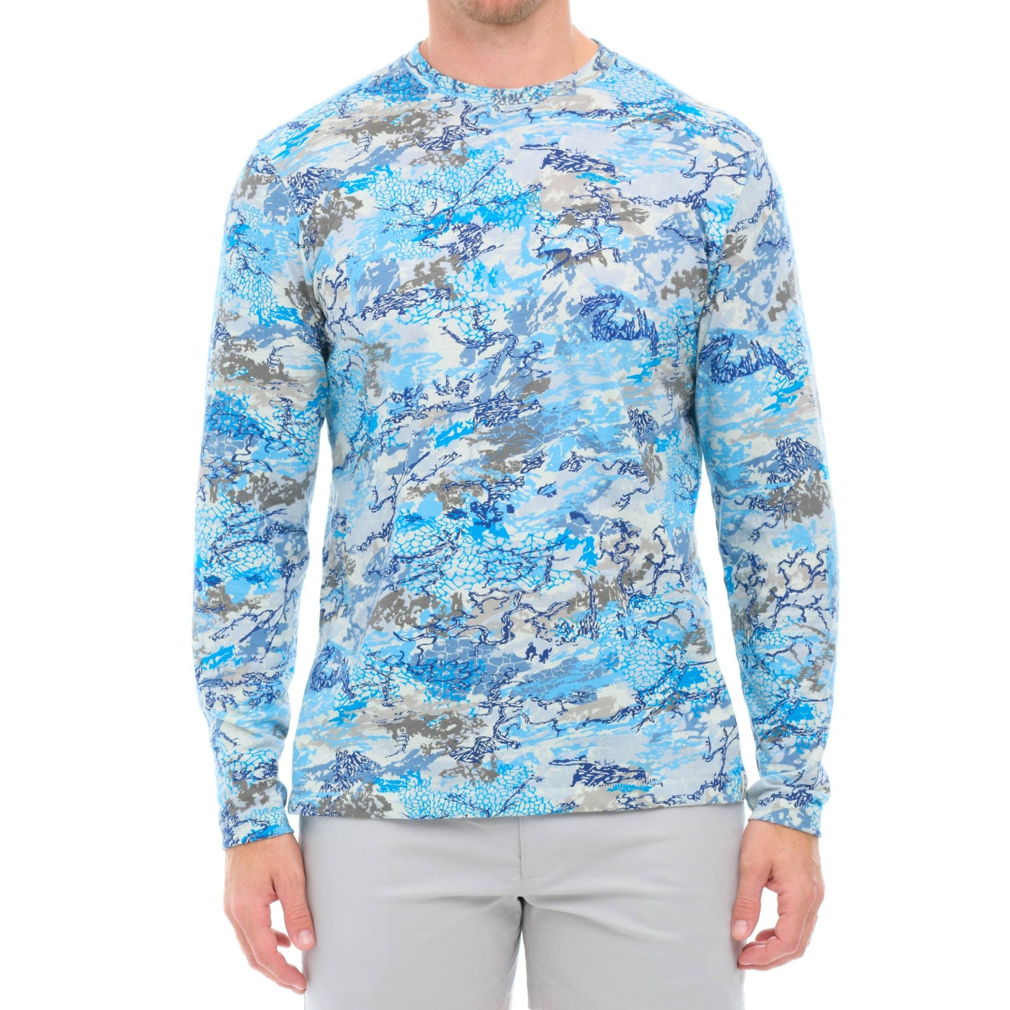 GameGuard Blue Digital Tracker Tee | Long Sleeve-GameGuard