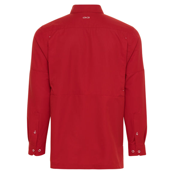 Crimson MicroFiber Shirt | Long Sleeve - GameGuard