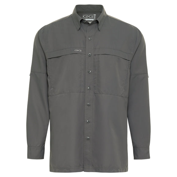 MicroFiber Shirt - GunMetal MicroFiber Shirt | Long Sleeve