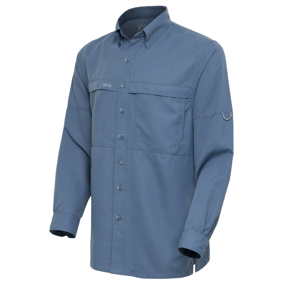 Slate MicroFiber Shirt | Long Sleeve - GameGuard