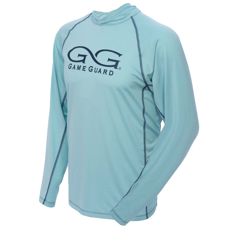 Load image into Gallery viewer, Sea Glass Performance Hoody - GameGuard dri fit long sleeve fishing shirt
