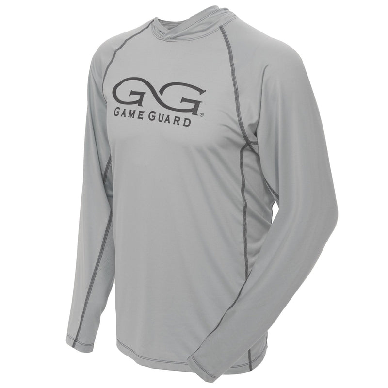 Cargue la imagen en el visor de la galería, Smoke Performance Hoody - GameGuard dri fit long sleeve fishing shirt
