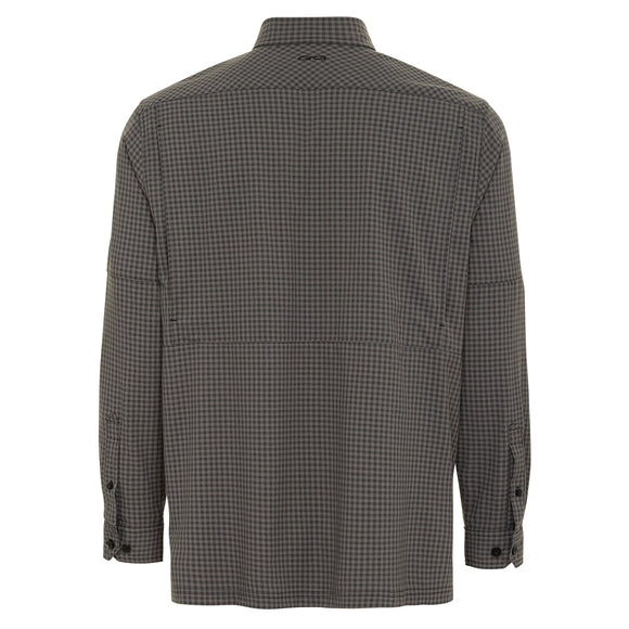 GunMetal TekCheck Shirt | Long Sleeve - GameGuard