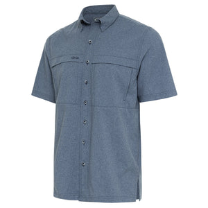 Camisa MicroTek color Agua Profunda