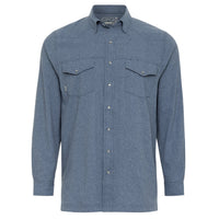 Deep Water Pearl Snap Shirt | Long Sleeve-GameGuard
