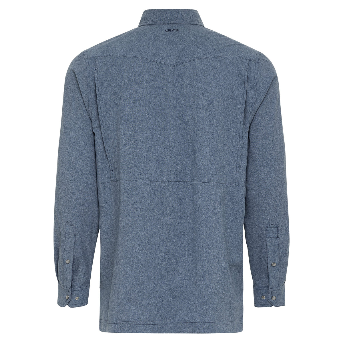 Deep Water Pearl Snap Shirt | Long Sleeve-GameGuard