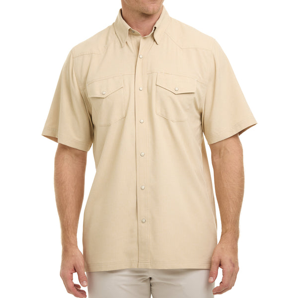 Khaki Drover Shirt-GameGuard
