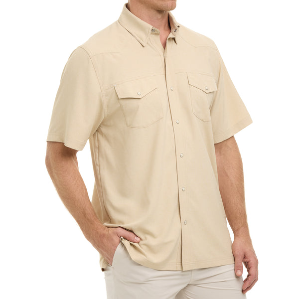 Khaki Drover Shirt-GameGuard