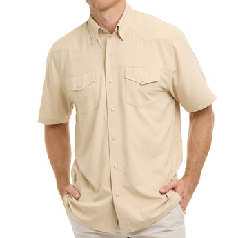 Khaki Drover Shirt-GameGuard