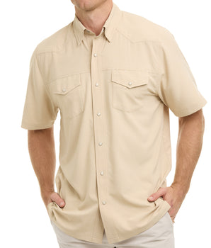 Khaki Drover Shirt-GameGuard
