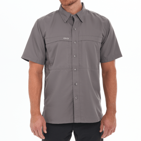 SOPH. GAME SHIRT XL ダークグレー Gameguard Men's Gun Metal Microfiber Shirt | Stylish, Western, Quality
