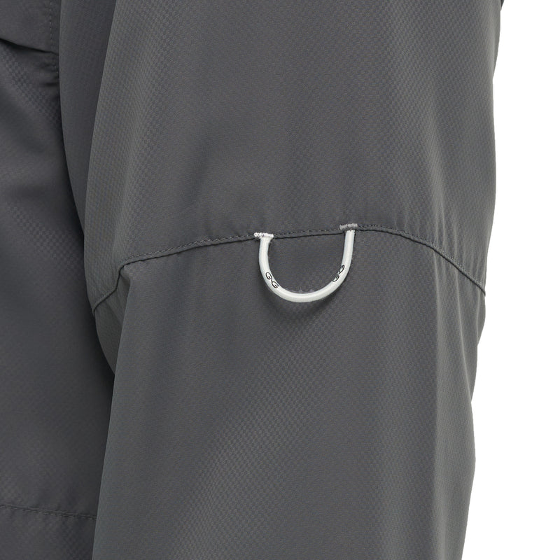 Cargue la imagen en el visor de la galería, Bungee loop system to roll up sleeves on the long sleeve microfiber shirt
