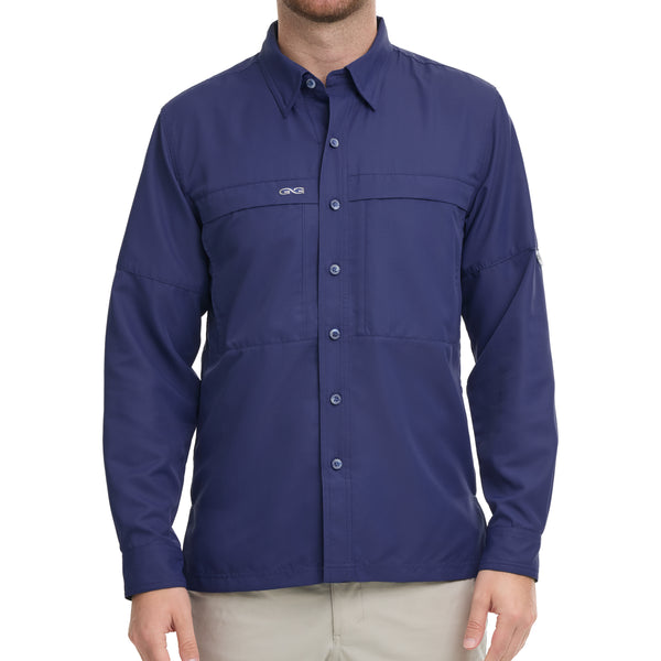 Indigo Explorer Shirt | Long Sleeve-GameGuard