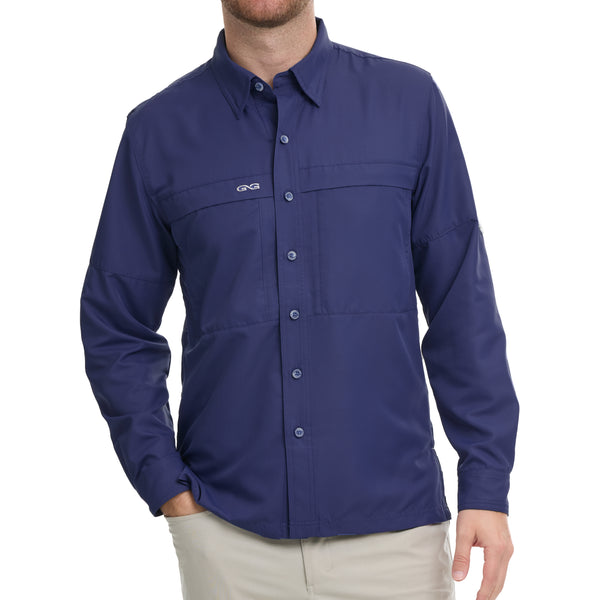 Indigo Explorer Shirt | Long Sleeve-GameGuard