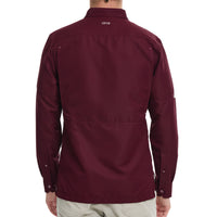 Maroon Explorer Shirt | Long Sleeve-GameGuard