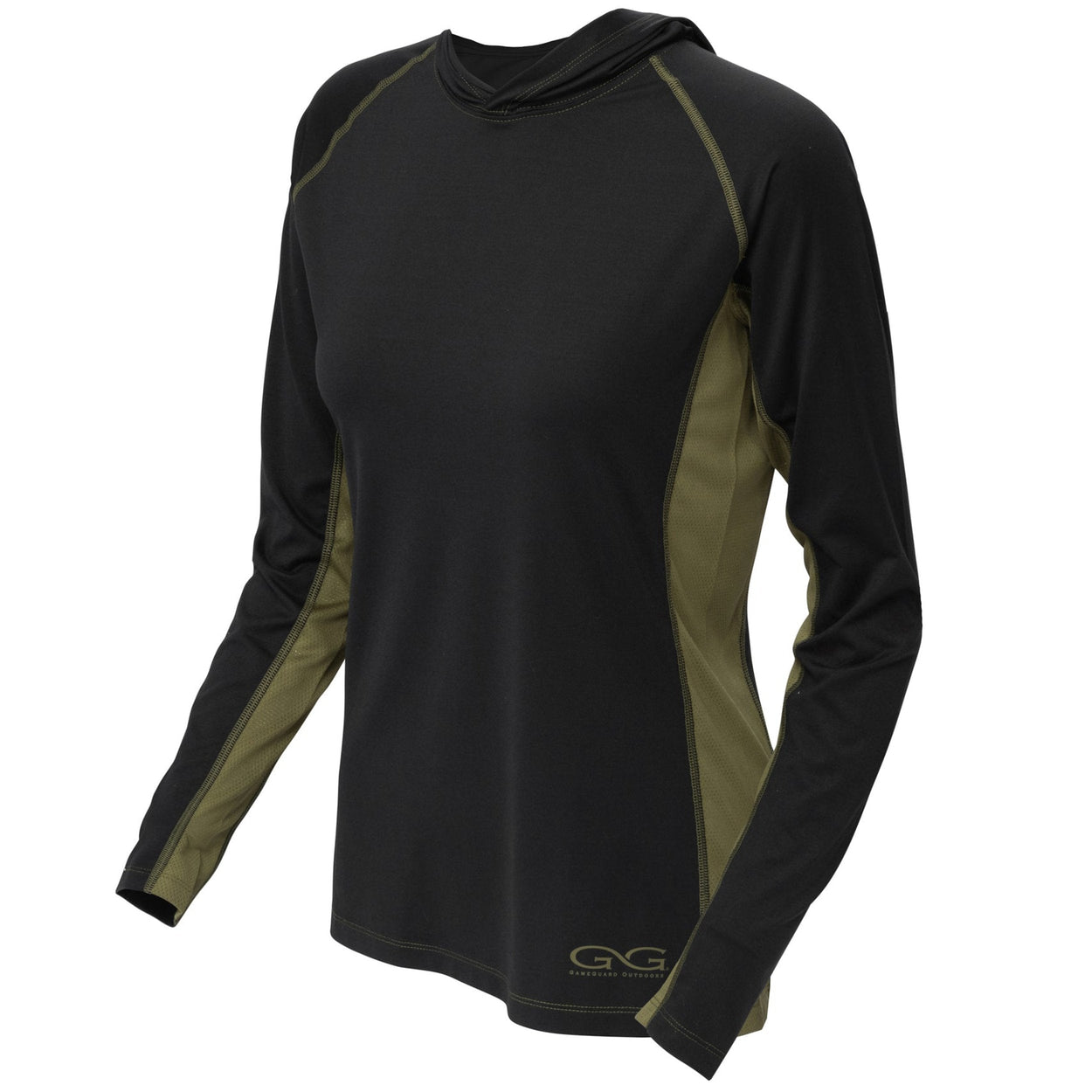 Caviar + Olive Ladies' Performance Hoody - GameGuard