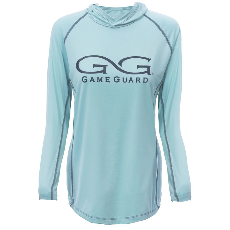 Load image into Gallery viewer, Sea Glass Ladies&#39; Performance Hoody - GameGuard
