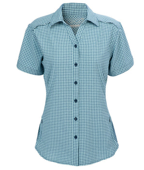 Sea Glass Ladies' TekCheck Shirt-GameGuard