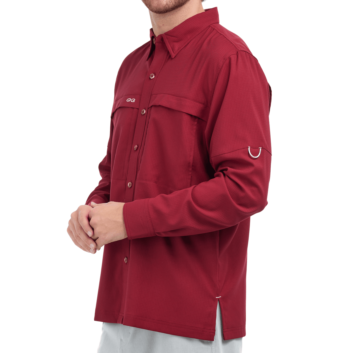 Oxblood Scout Shirt | Long Sleeve-GameGuard