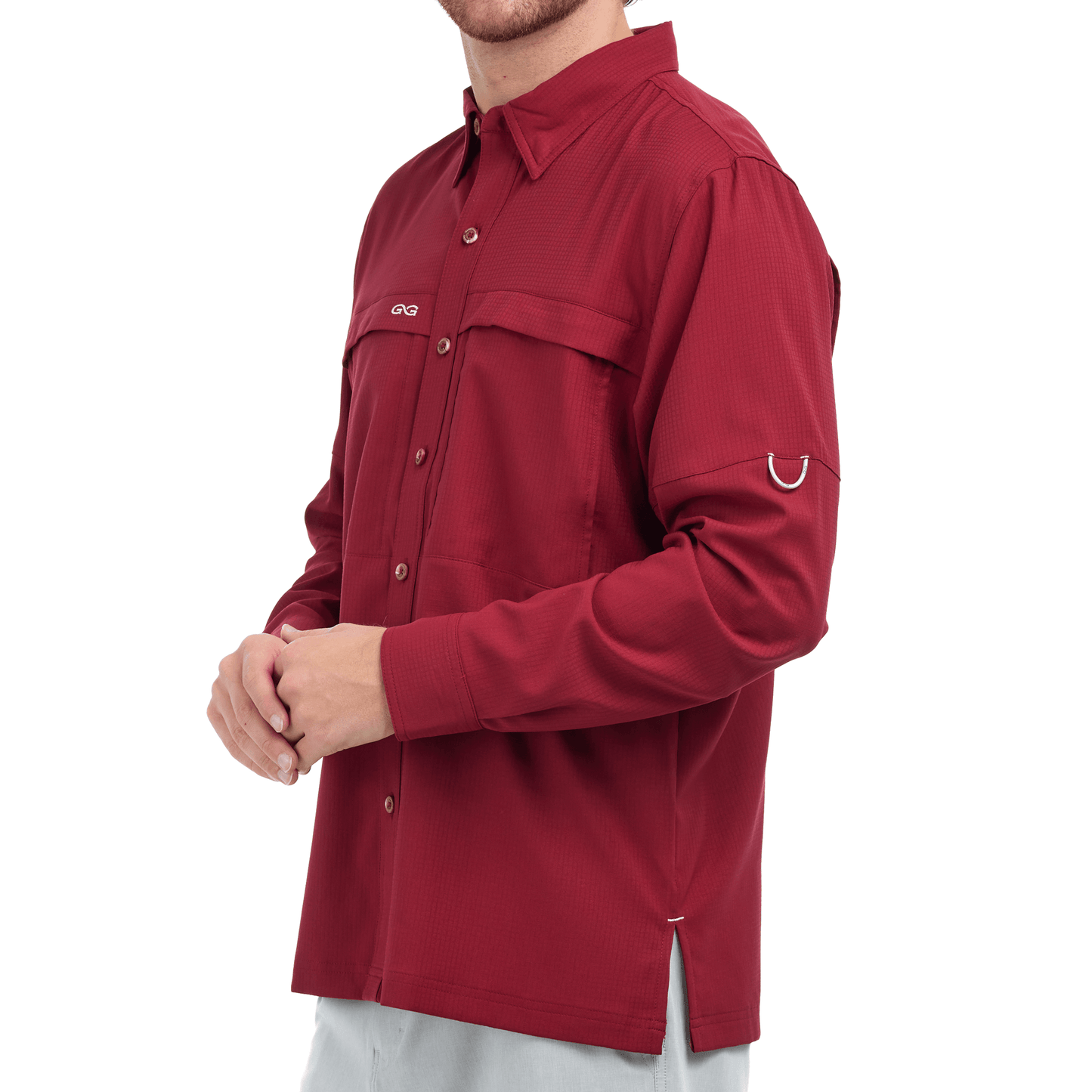 Oxblood Scout Shirt | Long Sleeve-GameGuard