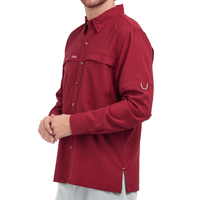Oxblood Scout Shirt | Long Sleeve-GameGuard