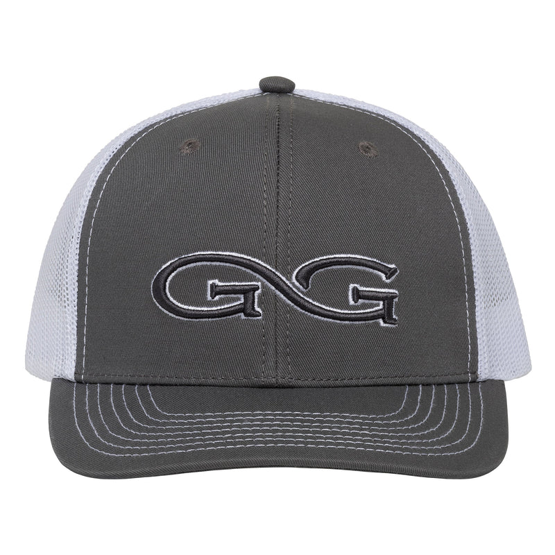 Load image into Gallery viewer, GunMetal Cap | White MeshBack - GameGuard
