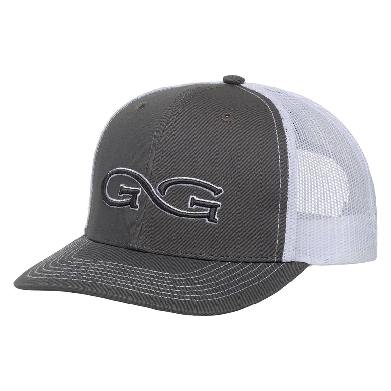 Load image into Gallery viewer, GunMetal Cap | White MeshBack - GameGuard
