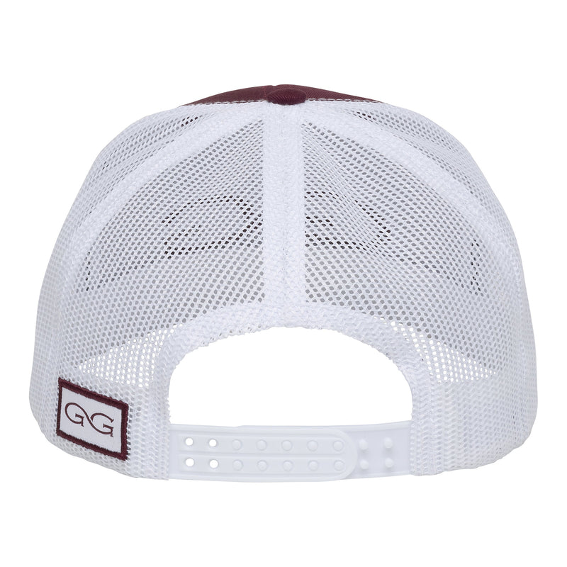 Cargue la imagen en el visor de la galería, Maroon Cap | White MeshBack - GameGuard
