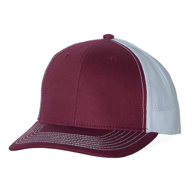 Cargue la imagen en el visor de la galería, Maroon Cap | White MeshBack - GameGuard
