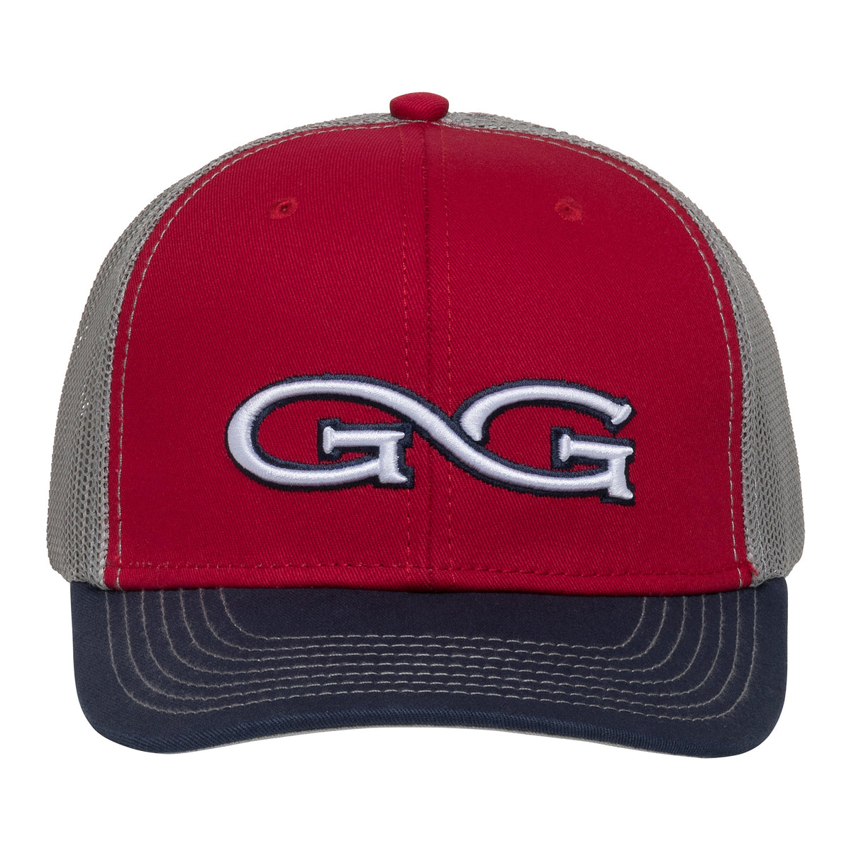 Red Cap | TriColor | Glacier MeshBack | Branded-GameGuard