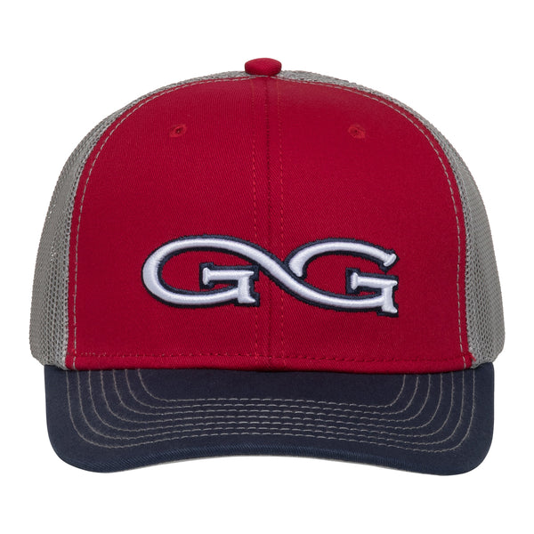 Red Cap | TriColor | Glacier MeshBack | Branded-GameGuard