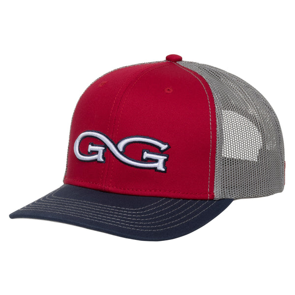 Red Cap | TriColor | Glacier MeshBack | Branded-GameGuard