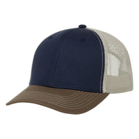 Deep Water Cap | TriColor | Stone MeshBack | Branded-GameGuard