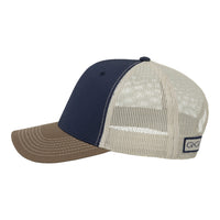 Deep Water Cap | TriColor | Stone MeshBack | Branded-GameGuard