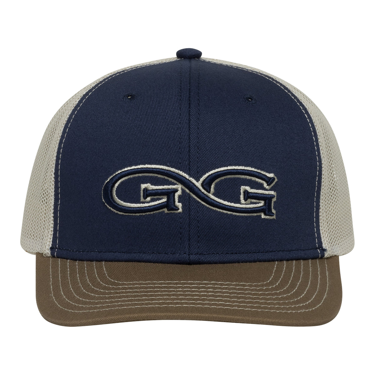 Deep Water Cap | TriColor | Stone MeshBack | Branded-GameGuard