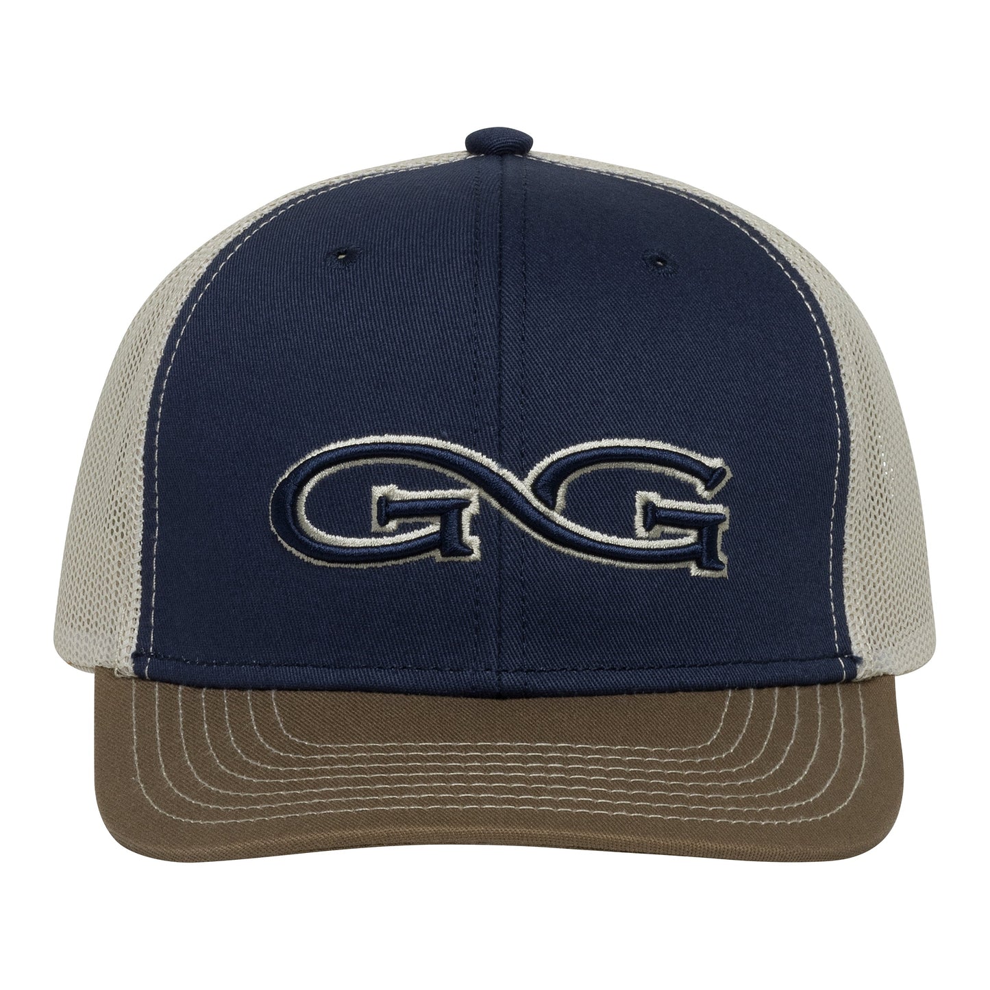 Deep Water Cap | TriColor | Stone MeshBack | Branded-GameGuard