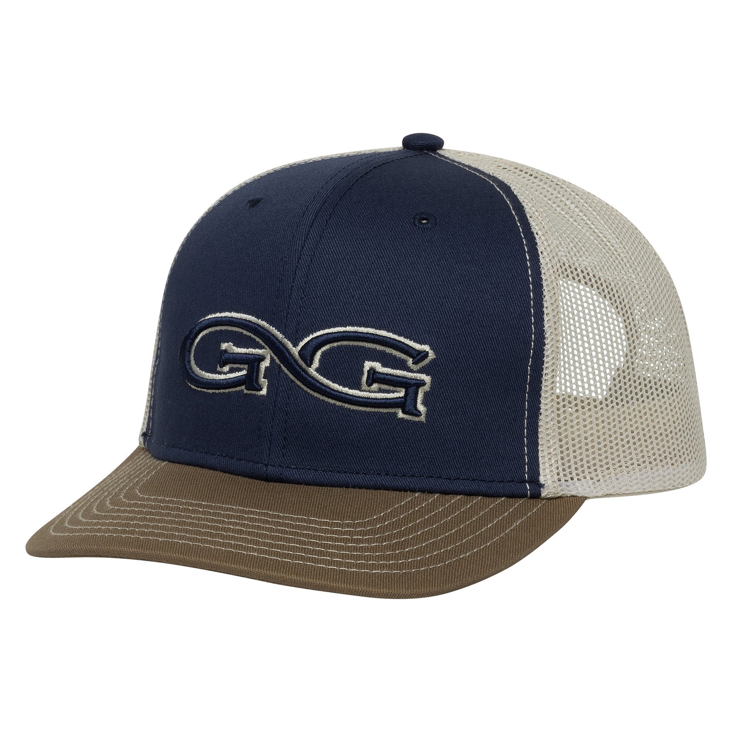 Deep Water Cap | TriColor | Stone MeshBack | Branded-GameGuard