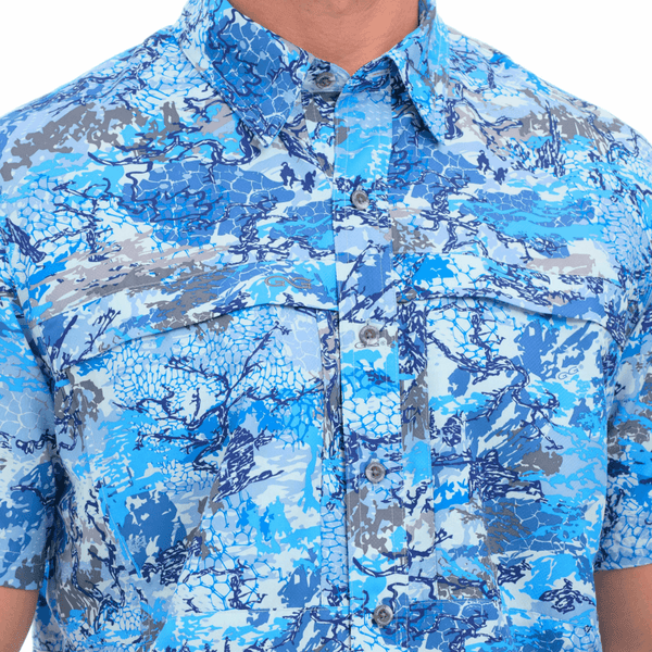 GameGuard Blue Digital Explorer Shirt-GameGuard