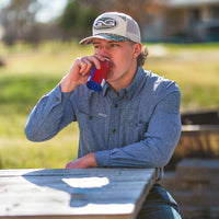 Indigo Maverick Shirt | Long Sleeve-GameGuard