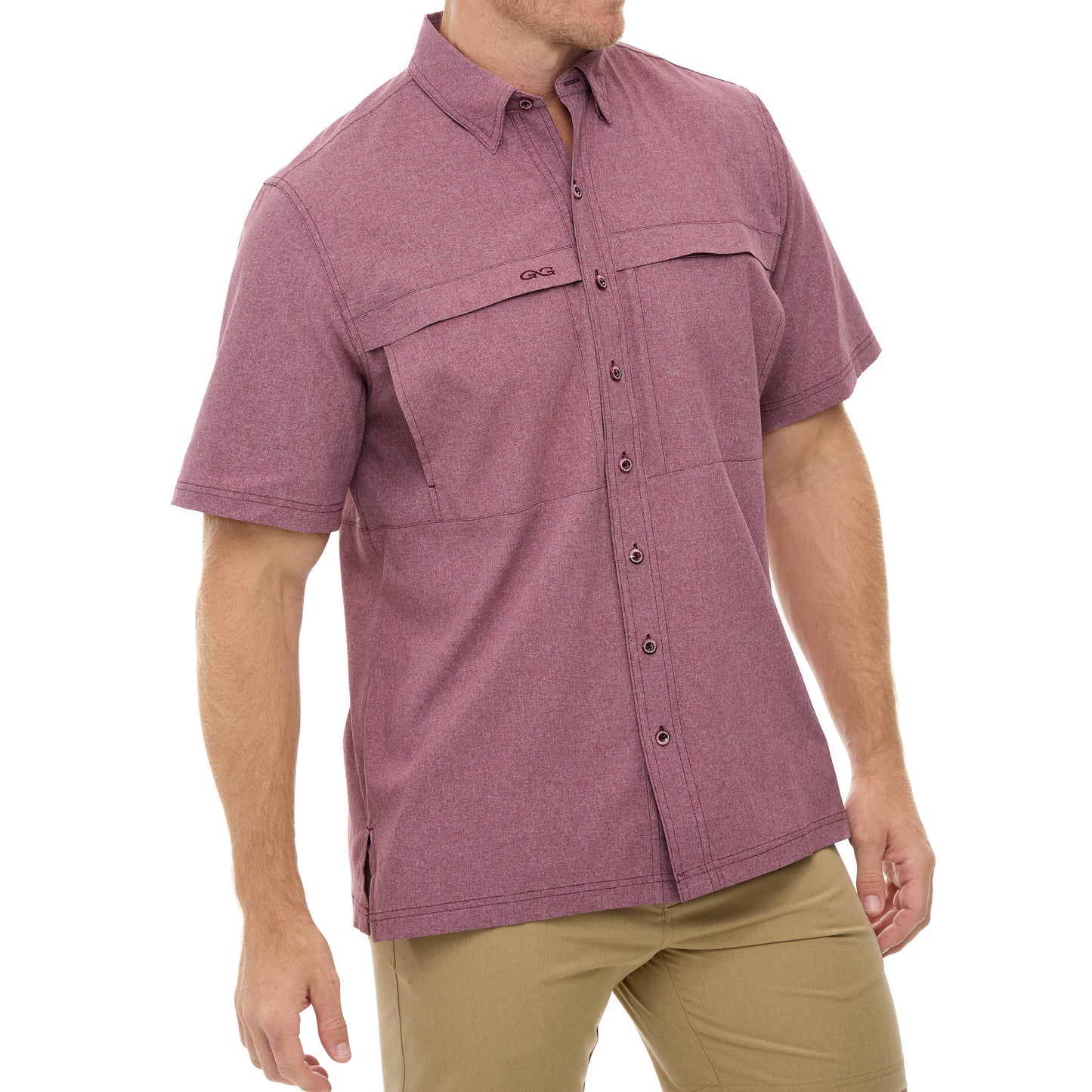 Maroon MicroTek Shirt-GameGuard