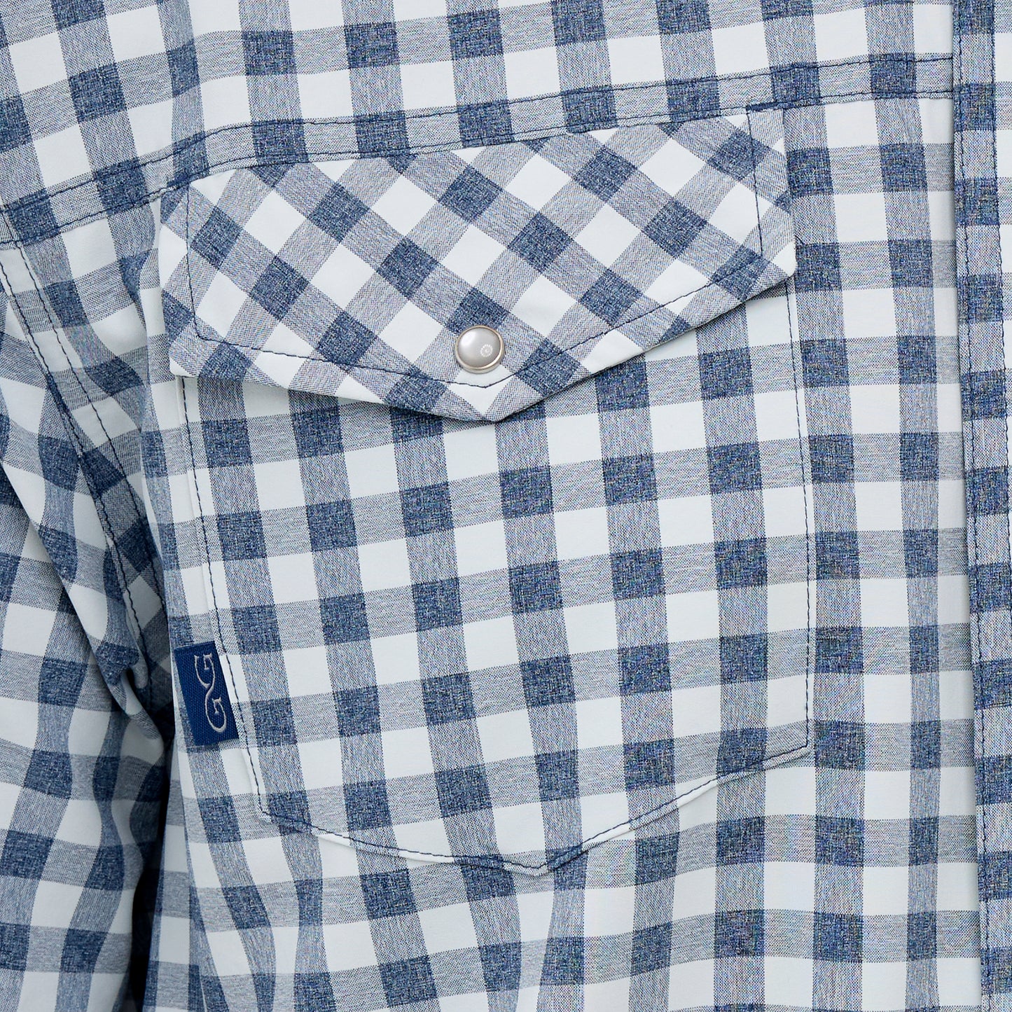 Deep Water Pearl Snap Shirt-GameGuard